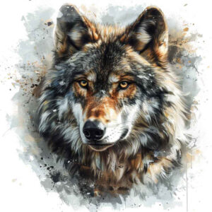 motion-wolf-tattoo – tattoo design ideas free ai generated – realism-seamless-blend – for-heel – Gallery: wolves-inkby-ai