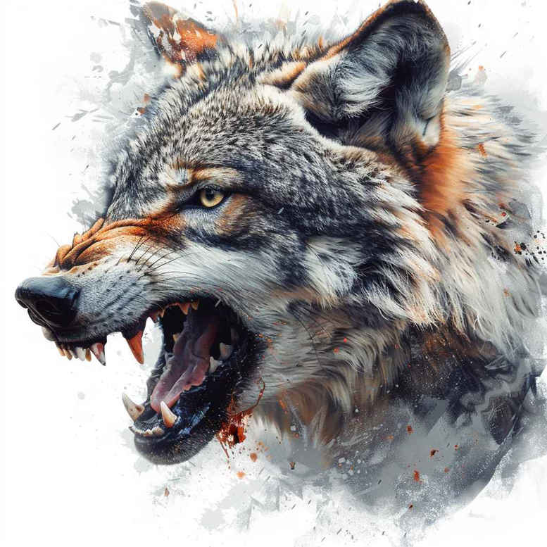 motion-wolf-tattoo – tattoo design ideas free ai generated – realism-tactile-shading – for-wrist-side – Gallery: wolves-inkby-ai