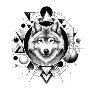 moving-wolf-tattoo – tattoo design ideas free ai generated – realism-highlight-detail – for-wrist-side – Gallery: wolves-inkby-ai