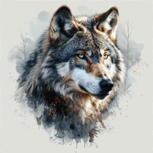 natural-look-wolf-tattoo – tattoo design ideas free ai generated – realism-soft-contrast – for-nape – Gallery: wolves-inkby-ai