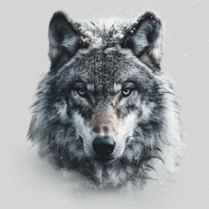 ornament-wolf-tattoo – tattoo design ideas free ai generated – neotraditional-bold-highlights – for-neck – Gallery: wolves-inkby-ai