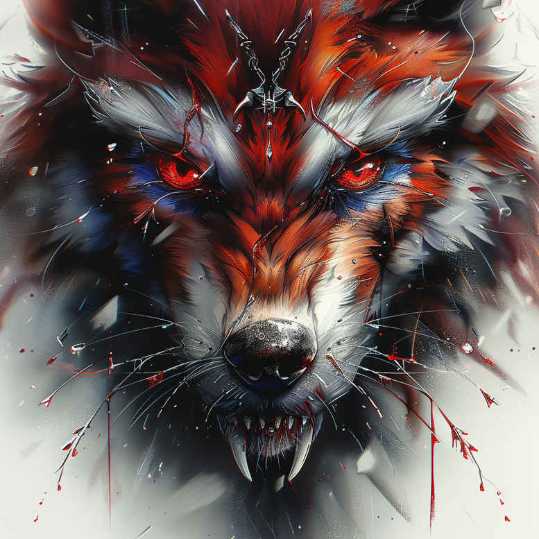 ornamental-wolf-tattoo – tattoo design ideas free ai generated – realism-realistic-structure – for-triceps – Gallery: wolves-inkby-ai
