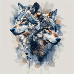perseverance-symbol-wolf-tattoo – tattoo design ideas free ai generated – realism-depth-illusion – for-ankle – Gallery: wolves-inkby-ai