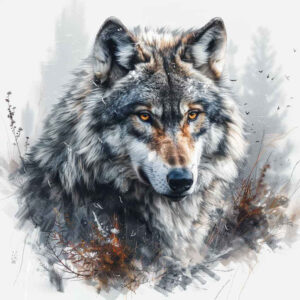 perseverance-symbol-wolf-tattoo – tattoo design ideas free ai generated – realism-perfect-proportions – for-lower-arm – Gallery: wolves-inkby-ai