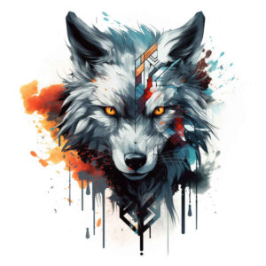 protection-motif-wolf-tattoo – tattoo design ideas free ai generated – realism-ink-layering – for-fingers – Gallery: wolves-inkby-ai