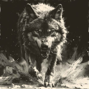 protection-motif-wolf-tattoo – tattoo design ideas free ai generated – surrealism-illusionary – for-toe – Gallery: wolves-inkby-ai