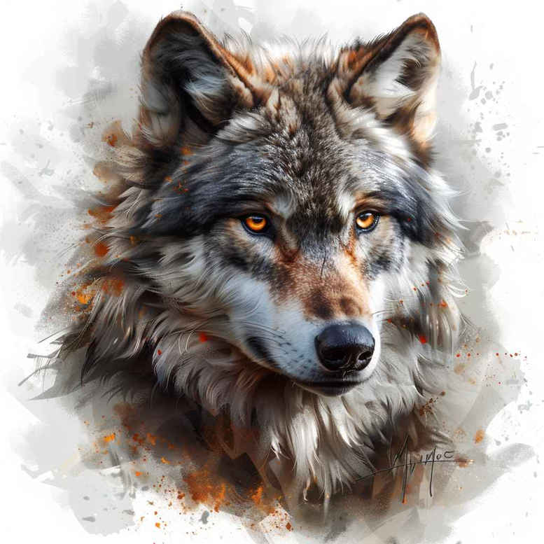shadow-and-light-wolf-tattoo – tattoo design ideas free ai generated – realism-natural-contrast – for-biceps – Gallery: wolves-inkby-ai