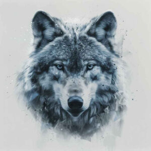 strength-motif-wolf-tattoo – tattoo design ideas free ai generated – realism-hyper-detail – for-upper-shoulder – Gallery: wolves-inkby-ai