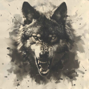 strength-symbol-wolf-tattoo – tattoo design ideas free ai generated – surrealism-metaphysical – for-sternum – Gallery: wolves-inkby-ai