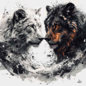 wolves tattoo design ideas decorative elements alpha energy courage and power