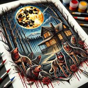 wolves tattoo design ideas form fidelity cold gaze for behind ear