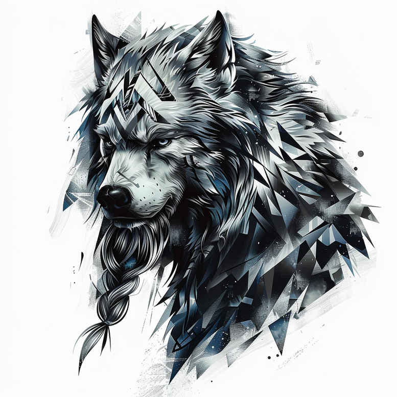 wolves tattoo design ideas Realism realistic wrinkles fang bearer embodying strength