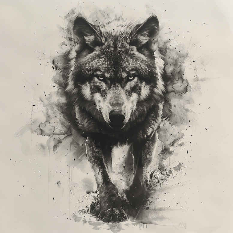wolves tattoo design ideas detailed textures feral echo for lower arm