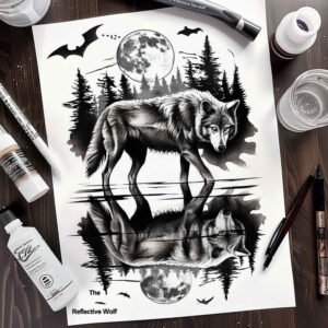 wolves tattoo design ideas Realism soft highlights fierce loyalty meaning strength