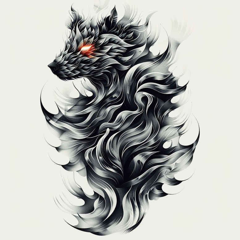 wolves tattoo design ideas Realism crisp detail fierce loyalty symbolising strength