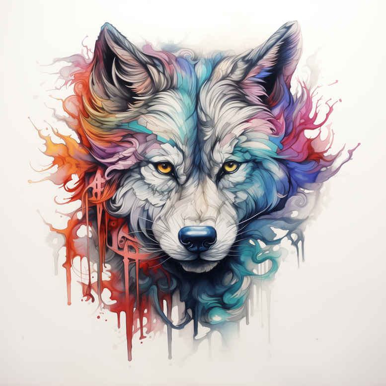 wolves tattoo design ideas clean lines forest spirit meaning courage