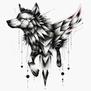 wolves tattoo design ideas mirrored effect hunting presence for forearm