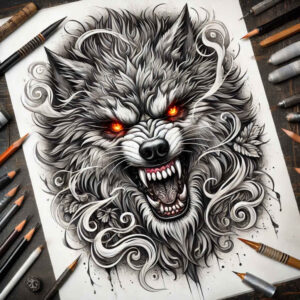 wolves tattoo design ideas beyond reality hunting presence for knee