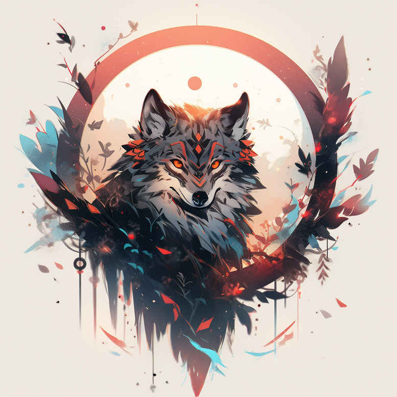 wolves tattoo design ideas ethereal textures lone hunter for biceps
