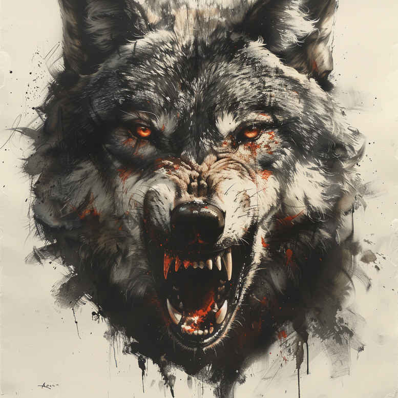 wolves tattoo design ideas gradient fills mystic path symbol of resilience