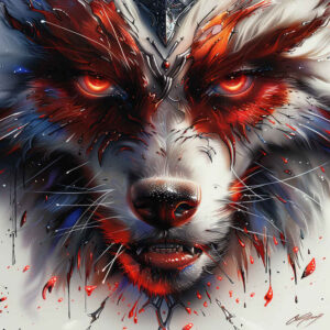 wolves tattoo design ideas clean lines nature\'s ghost for back of neck