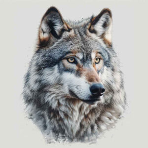 wolves tattoo design ideas expressive color nature\'s ghost symbol of determination