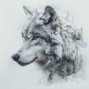 wolves tattoo design ideas depth perception nocturnal strength for back