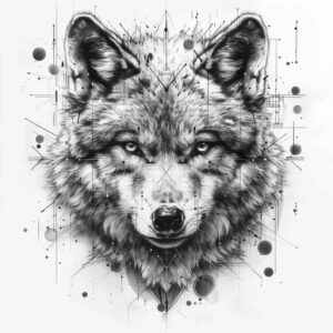 wolves tattoo design ideas bold highlights pack leader for spine