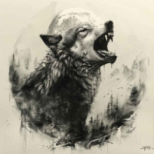 wolves tattoo design ideas low-key pack leader shows resilience