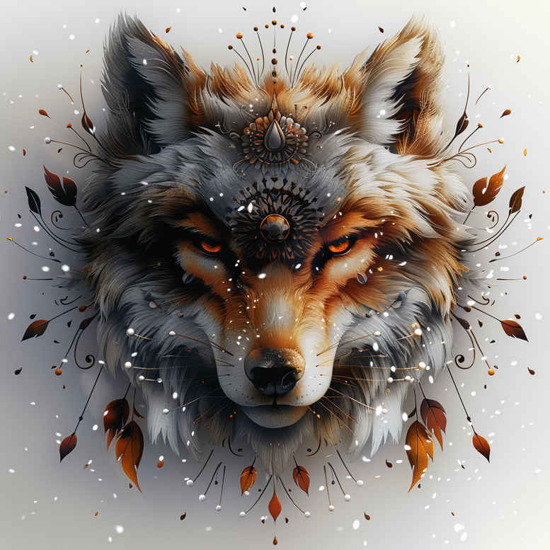 wolves tattoo design ideas dramatic lighting primal instinct embodying courage