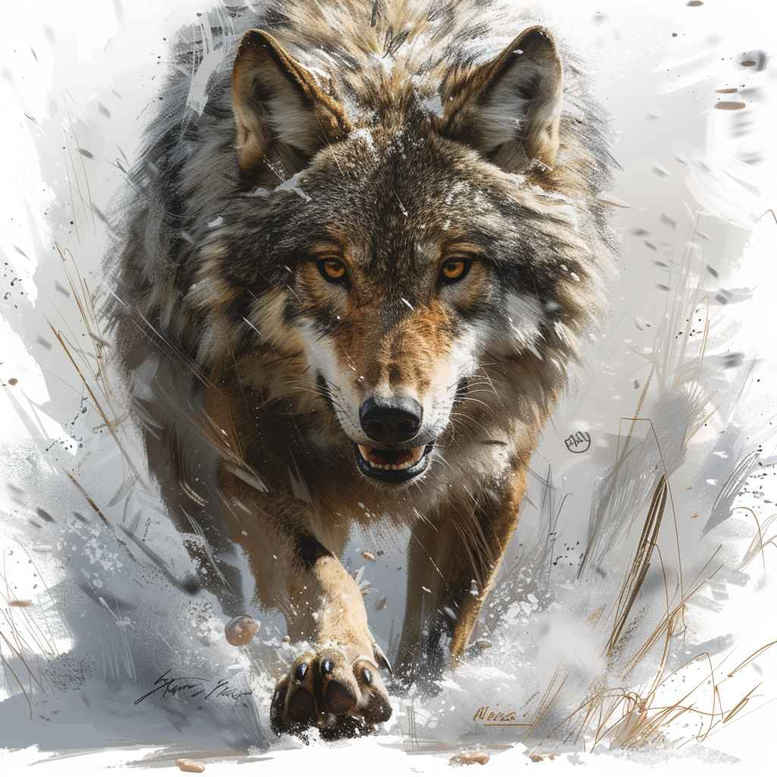 wolves tattoo design ideas Surrealism phantasmagoria rugged survival for fingers