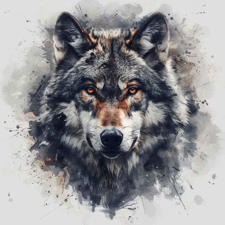 wolves tattoo design ideas Surrealism whimsical rugged survival for triceps
