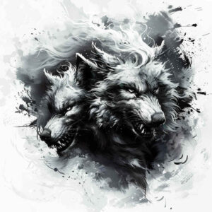 wolves tattoo design ideas soft-focus sharp senses for upper back