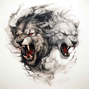 wolves tattoo design ideas structured design sharp senses meaning strength