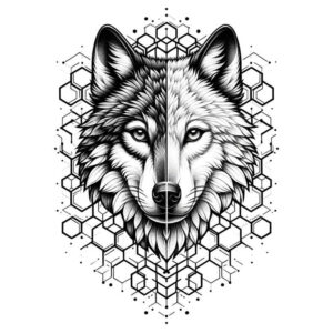 wolves tattoo design ideas Surrealism dreamlike silent howl for wrist