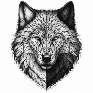 wolves tattoo design ideas detailed linework silent predator courage and power