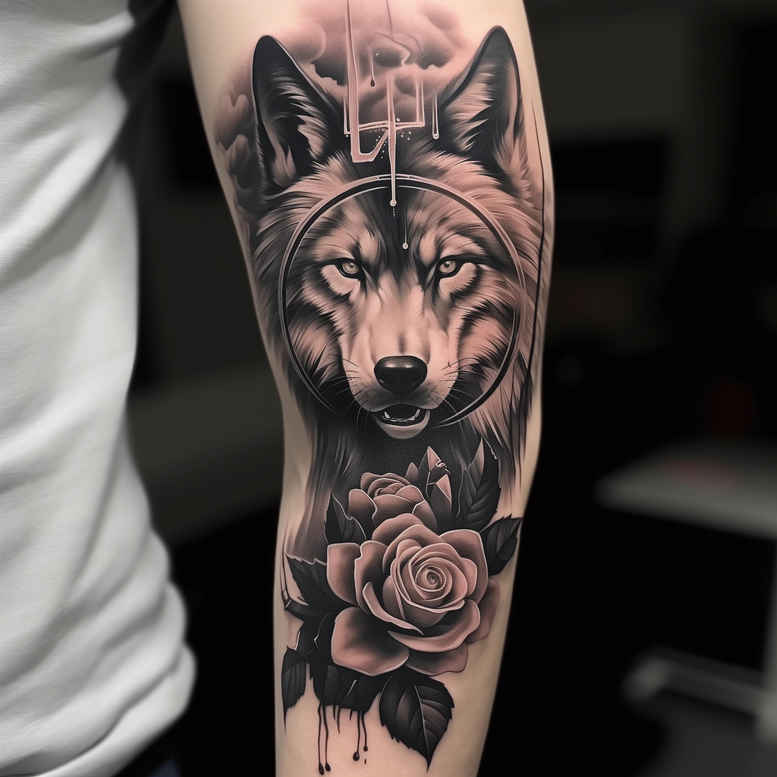 wolves tattoo design ideas dynamic linework silent predator for hip