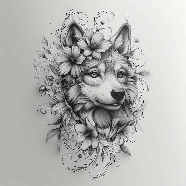 wolves tattoo design ideas vivid silent predator for side