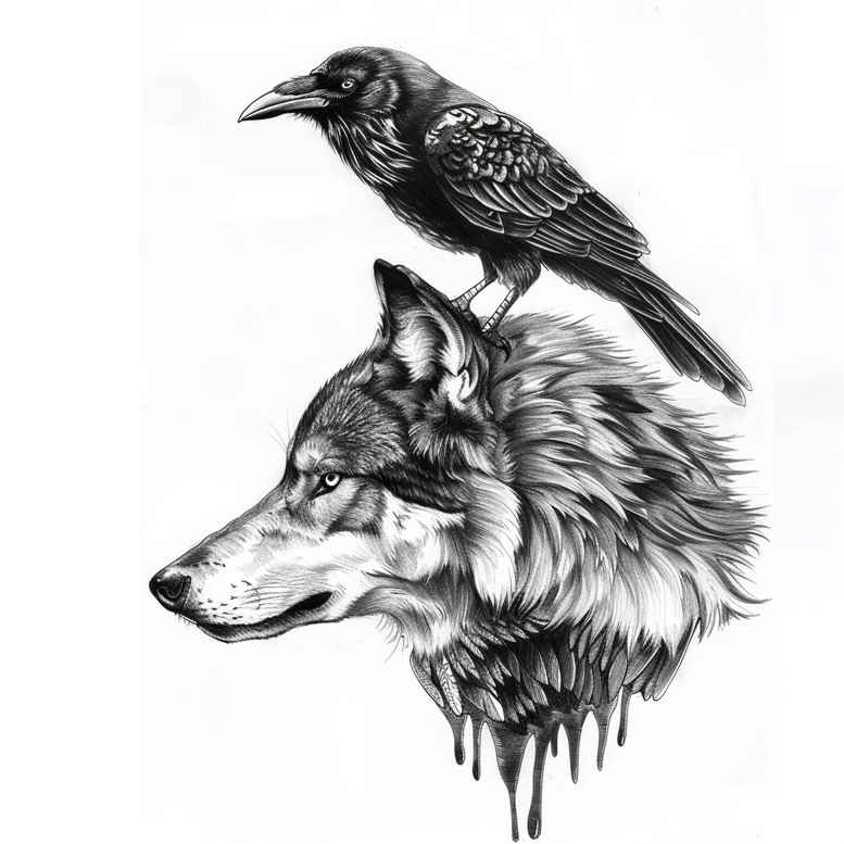 wolves tattoo design ideas Realism living skin silent predator for stomach