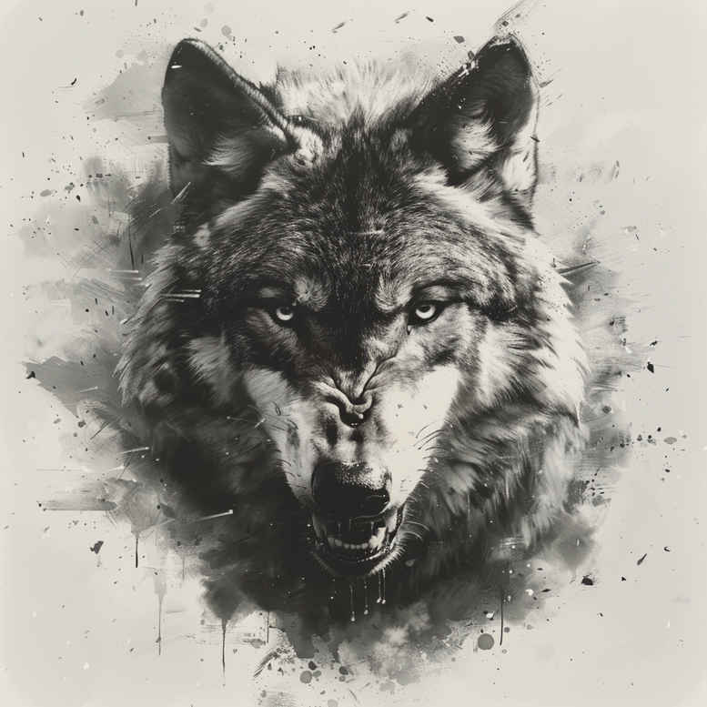 wolves tattoo design ideas drawing silent predator stands for resilience