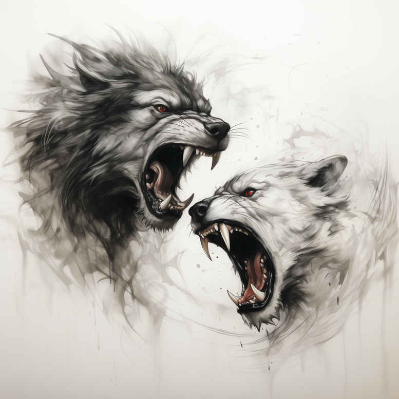 wolves tattoo design ideas realistic spirit of the wild for biceps