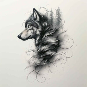 wolves tattoo design ideas crisp lines spirit of the wild resilience and power