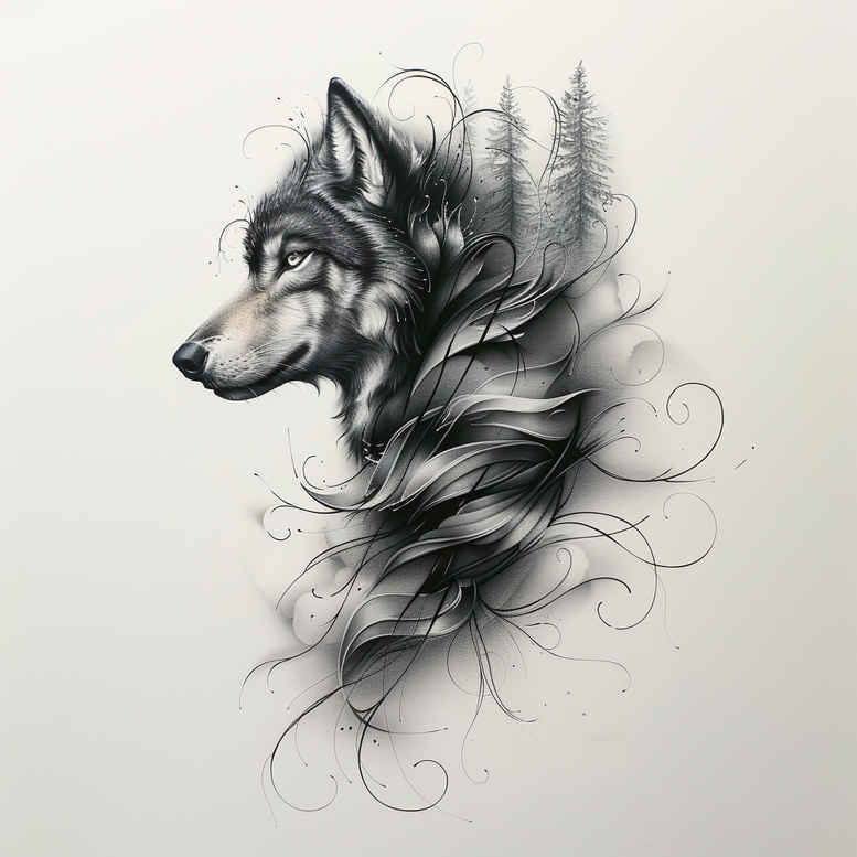 wolves tattoo design ideas crisp lines spirit of the wild resilience and power