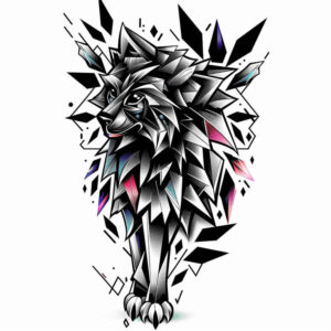 wolves tattoo design ideas Realism detailed rendering twilight eyes stands for endurance