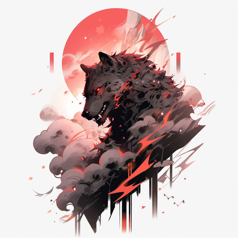 wolves tattoo design ideas strong outlines untamed force determination and power