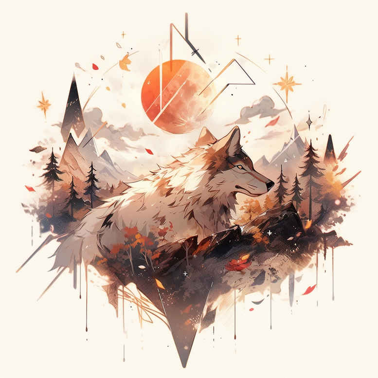wolves tattoo design ideas dynamic shapes untamed tracker for hand