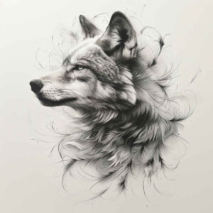 wolves tattoo design ideas realistic shadowing untamed tracker shows strength