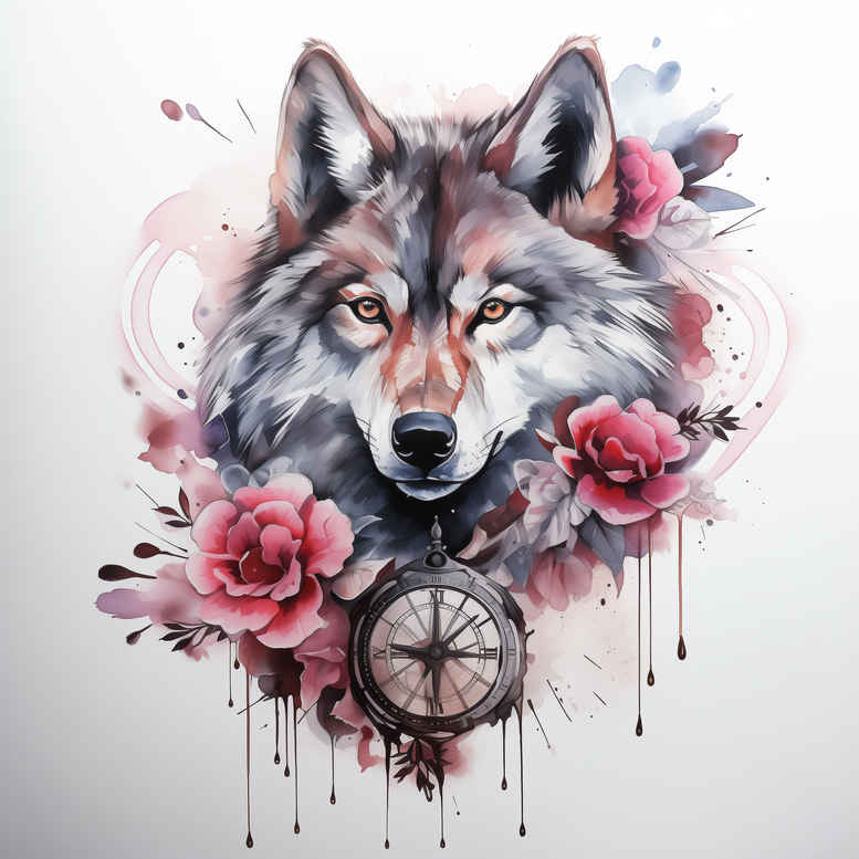 wolves tattoo design ideas ornamental untamed tracker stands for perseverance