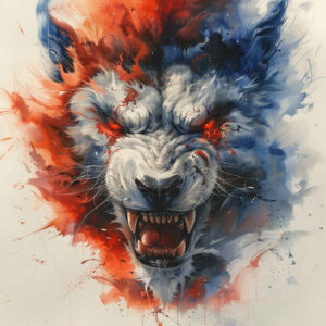 wolf-tattoo – tattoo design ideas free ai generated – realism-transparent-layer – for-collarbone – Gallery: wolves-inkby-ai