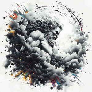 detailed-zeus-tattoo – tattoo design ideas free ai generated – realism-studio-quality – for-ribs – Gallery: zeus-inkby-ai